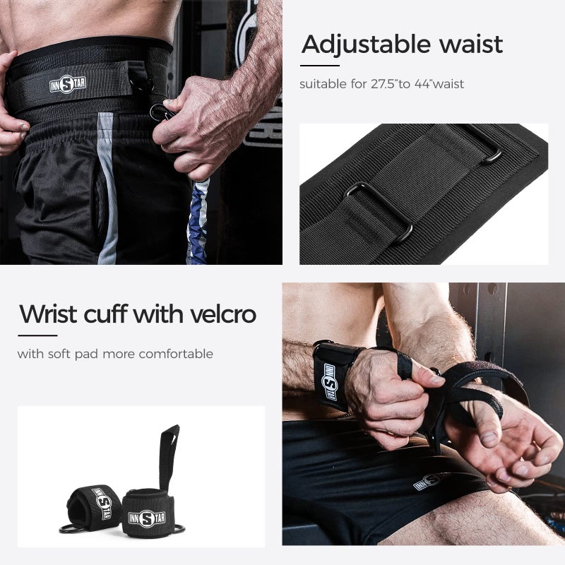 INNSTAR Vertical Jump Trainer Leg Strength Resistance Bands Set for Basketball Triple Jump Football Volleyball Training Provide of Customized Services - Image 5